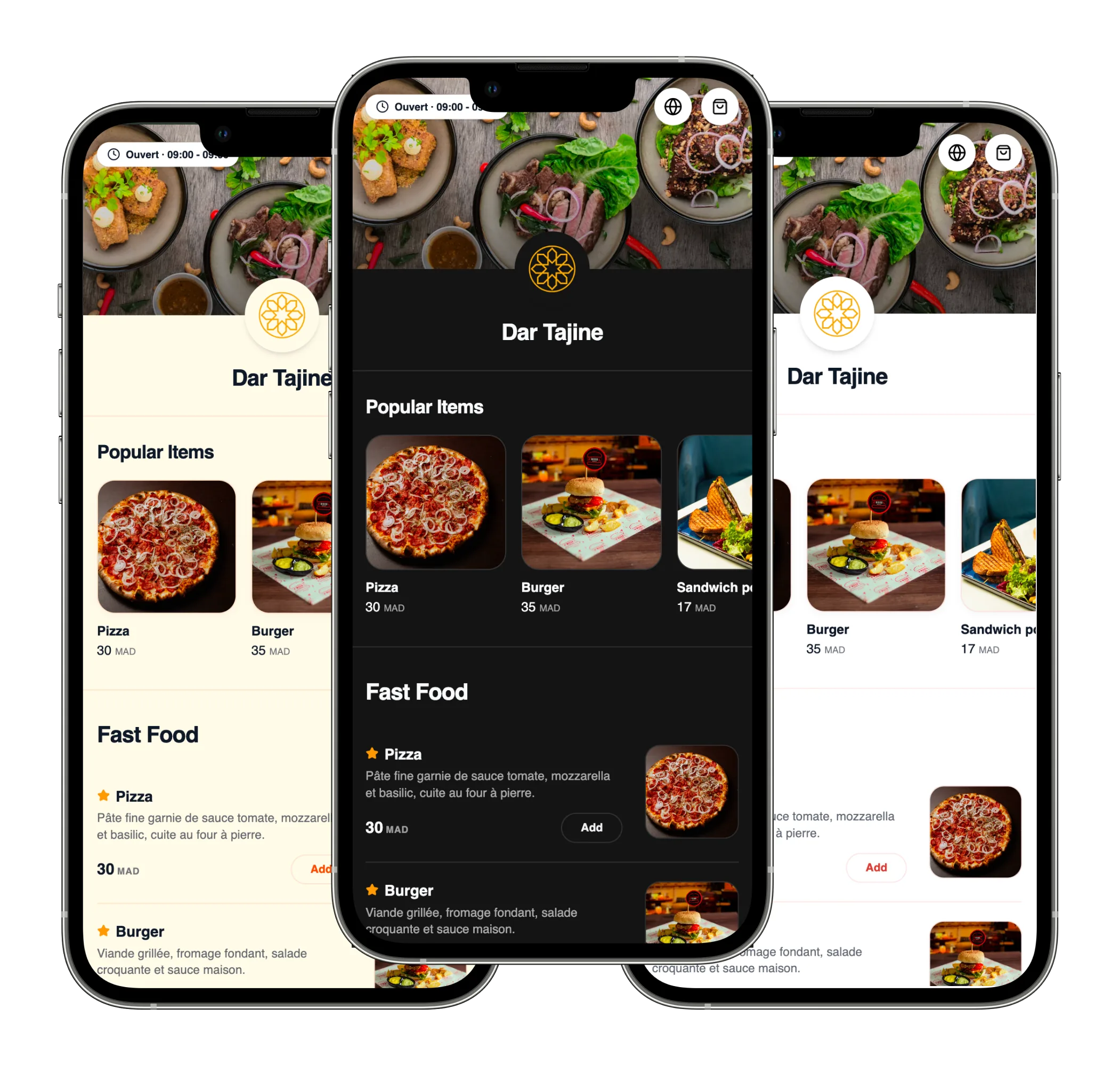 Votre menu digital, simple à consulter et facile à gérer.